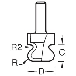 84/92X1/2TC Drawer pull cutter