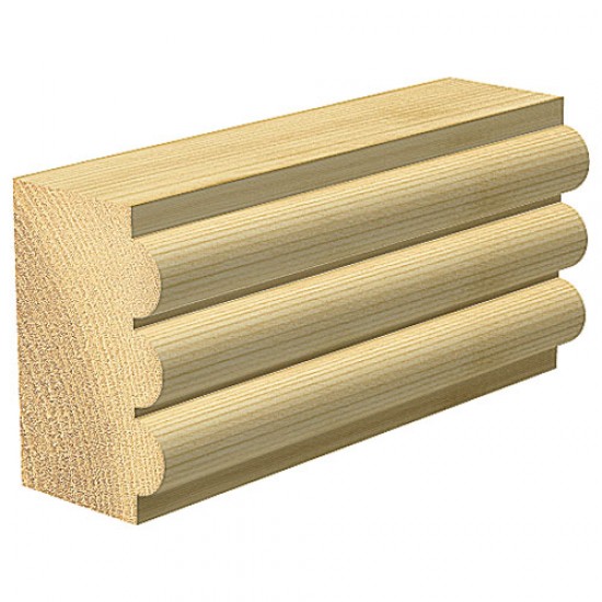 9/75X1/4TC Bearing guided multi-reed cutter