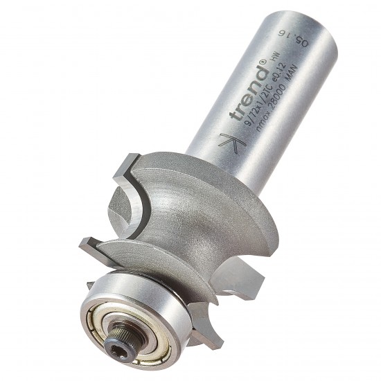 9/72X1/2TC Bearing guided corner bead cutter