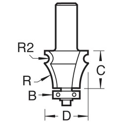 9/87X1/2TC Decor bead cutter