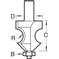 90/13X1/2TC Modern torus cutter