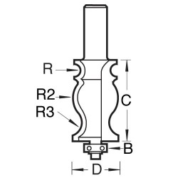 92/1X1/2TC Multi-Mould cutter
