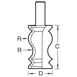 92/11X1/2TC Cornice cutter