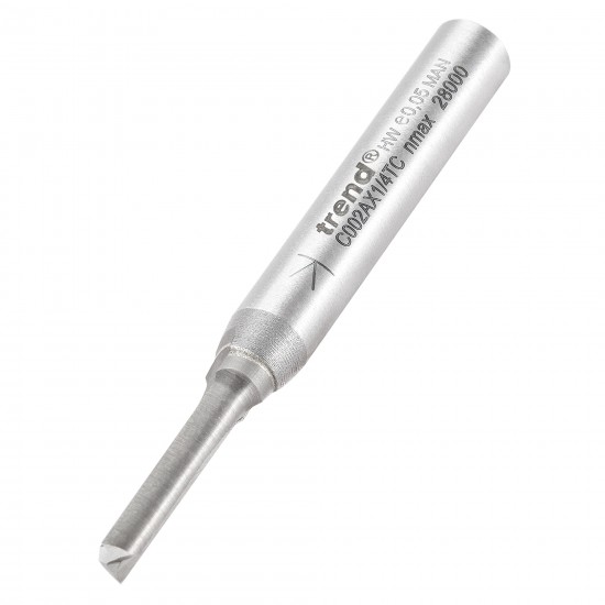 C002AX1/4TC Two Flute Cutter 4mm diameter