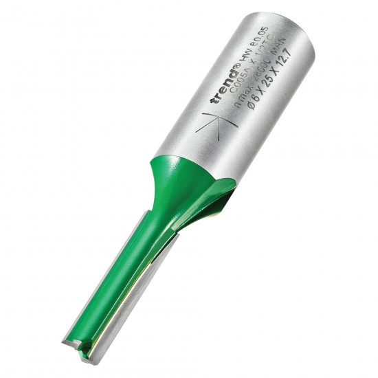 C005AX1/2TC Two Flute Cutter 6mm diameter