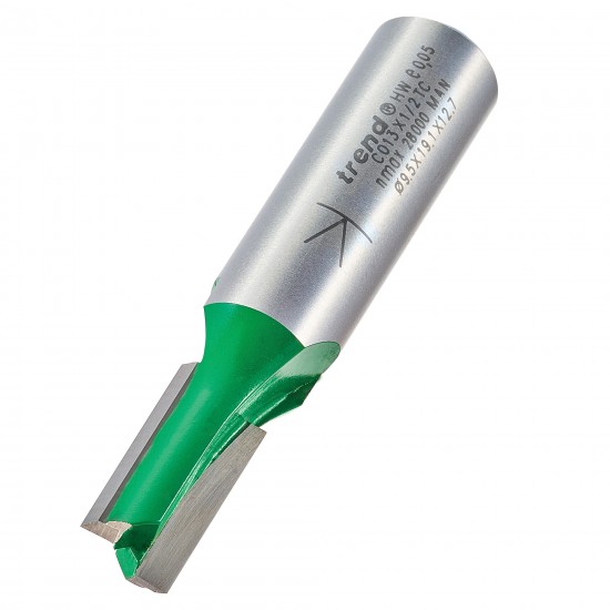 C013X1/2TC Two Flute Cutter 9.5mm diameter