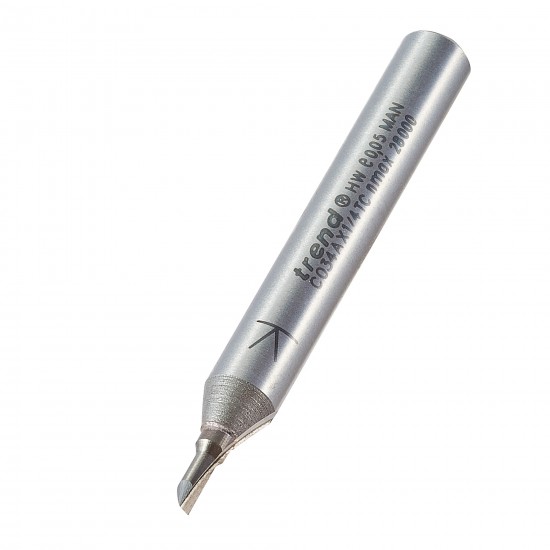 C034AX1/4TC Single Flute 2.0mm diameter