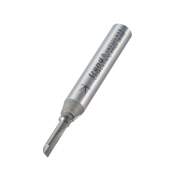 C034CX1/4TC One Flute 3mm diameter x 11mm cut