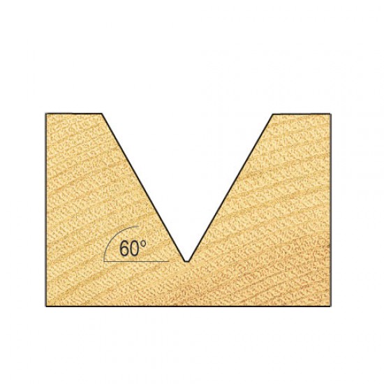 C043AX1/4TC Chamfer v groove cutter 60 degrees