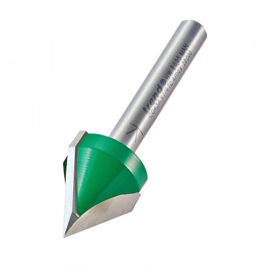 C043AX1/4TC Chamfer v groove cutter 60 degrees