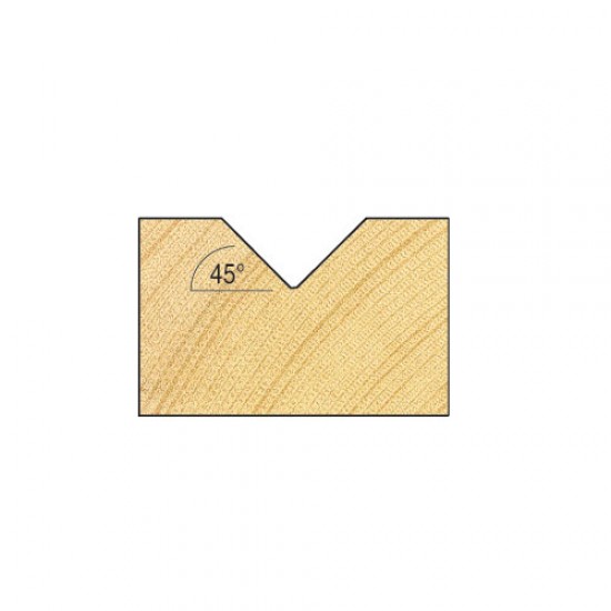 C043BX1/4TC Panel mould cutter 45 degrees