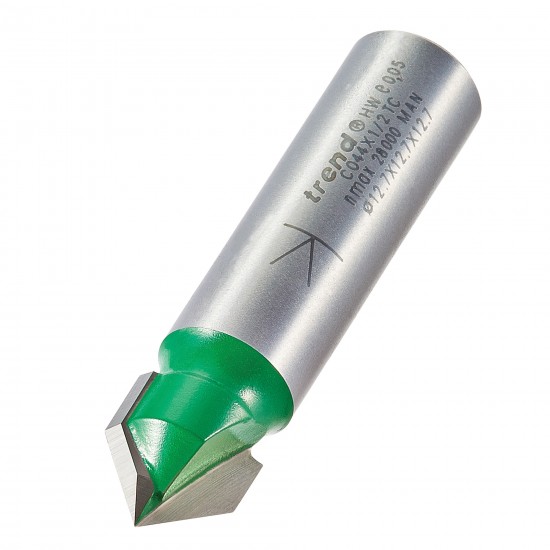 C044X1/2TC Chamfer 45 degrees x 12.7mm diameter