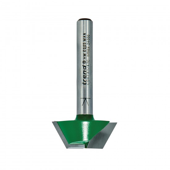 C047X1/4TC Chamfer angle=60 degrees