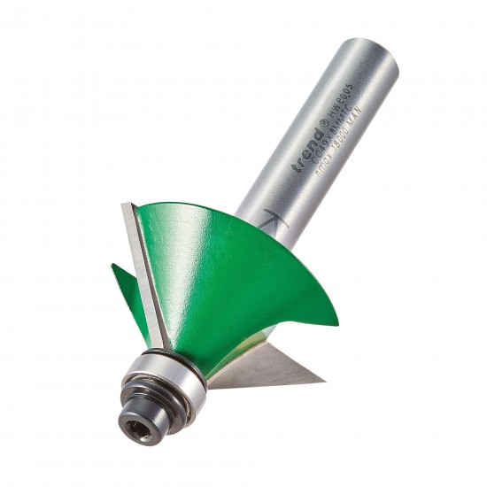 C049X8MMTC Self guided chamfer angle=45 degrees x 12.7mm Cut