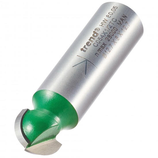 C054X1/2TC Cove radius 6.35mm x 7.9mm cut