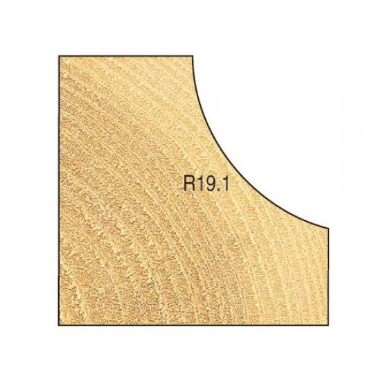 C063BX1/2TC Self guided radius 19.1mm