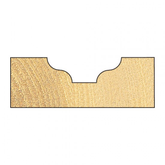 C108X1/4TC Ogee panel 3.2mm radius