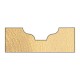 C108X1/4TC Ogee panel 3.2mm radius