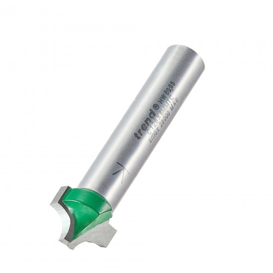 C126X8MMTC Rounding over 4.8mm radius x 12.7mm cut