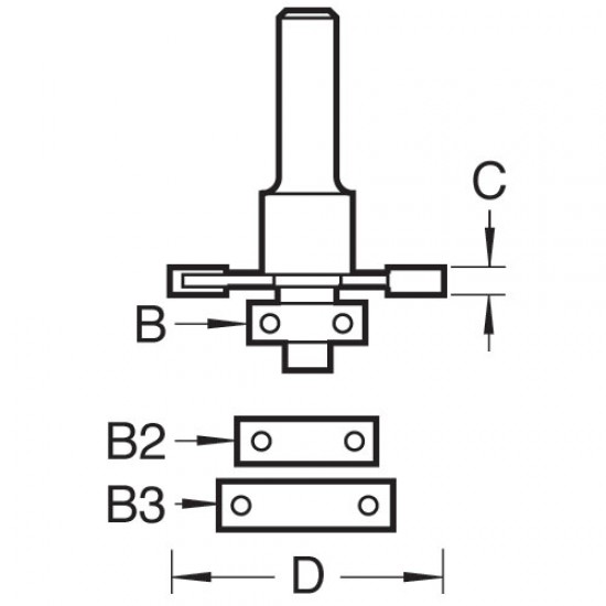 C152X8MMTC Biscuit jointer set