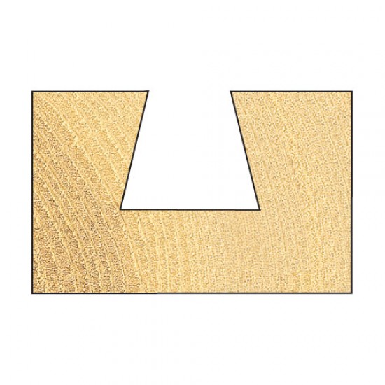 C162AX1/4TC Dovetail 15mm diameter x 104 degrees guided