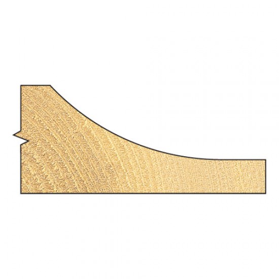 C183X1/2TC Bearing guided 40mm radius panel raiser