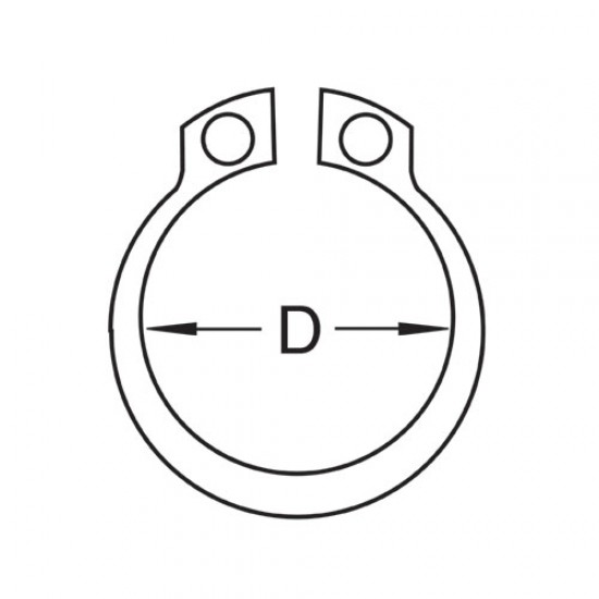 CIRC/2 Circlip 1/2 inch