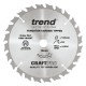 CSB/16024T Craft saw blade 160mm x 24 teeth x 16 thin