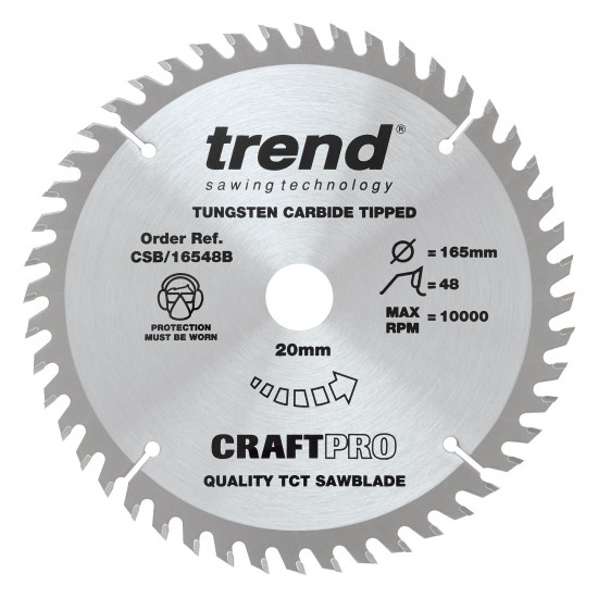 CSB/165/3PK/A Craft saw blade triple pack