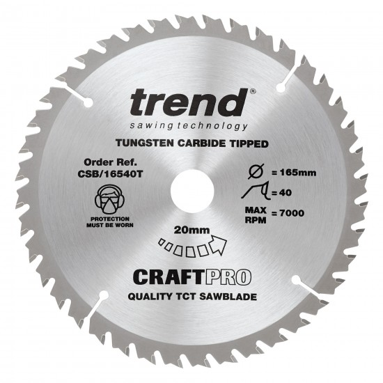 CSB/165/3PK/B Craft saw blade triple pack
