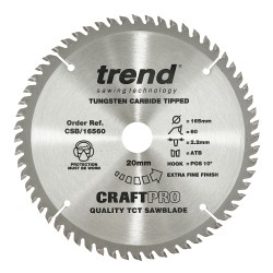 CSB/16560 Craft saw blade 165mm x 60 teeth x 20mm