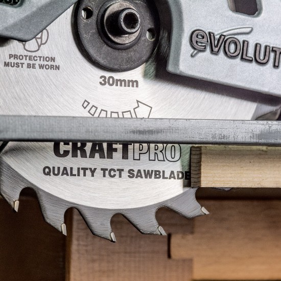 CSB/19024TW Craft sawblade 190mm x 24 teeth x 5/8 thin Wormdrive