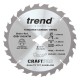 CSB/19024TW Craft sawblade 190mm x 24 teeth x 5/8 thin Wormdrive