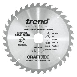 CSB/21036TC Craft saw blade 210mm x 36 teeth x 30 x 1.8 for DCS7485