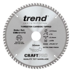 CSB/21072 Craft saw blade 210mm x 72 teeth x 30mm