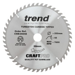 CSB/25048 Craft saw blade 250mm x 48 teeth x 30mm