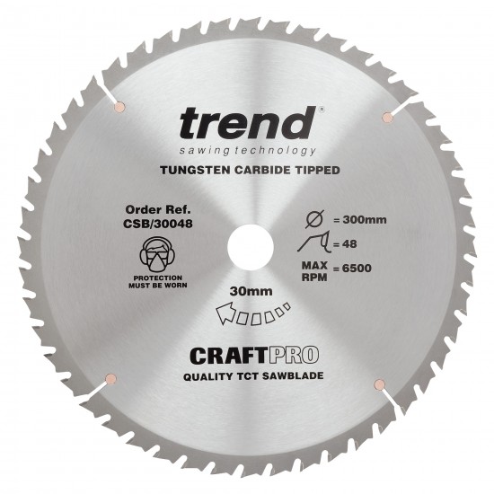 CSB/30048 Craft saw blade 300mm x 48 teeth x 30mm