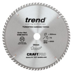 CSB/30072 Craft saw blade 300mm x 72 teeth x 30mm