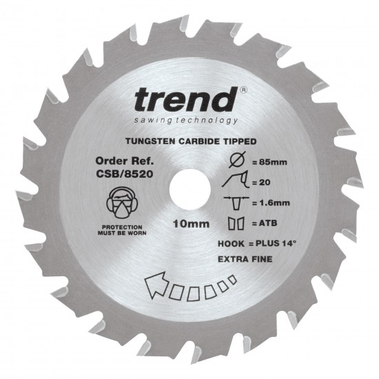 CSB/8520 Craft saw blade 85x 20 teeth x 10