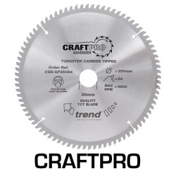 CSB/AP18458 Craft saw blade aluminium and plastic 184 x 58 teeth x 16