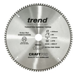 CSB/CC30596 Craft saw blade crosscut 305mm x 96 teeth x 30mm
