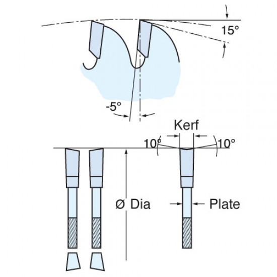 CSB/CC19048T Craft saw blade crosscut 190mm x 48 teeth x 20mm thin