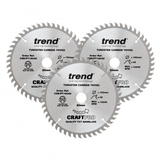 CSB/PT160/3PK Craft saw blade triple pack