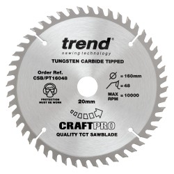 CSB/PT16048 Craft saw blade panel trim 160mm x 48 teeth x 20mm