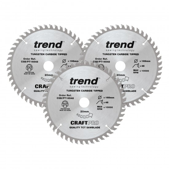 CSB/PT165/3PK Craft saw blade triple pack