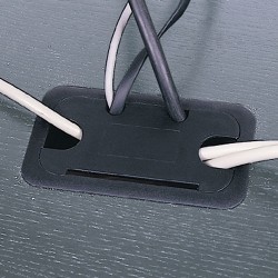 CTI/105/PK3 Cable tidy insert black
