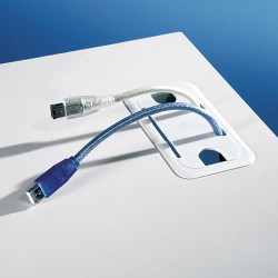 CTI/105/PK1 Cable tidy insert grey