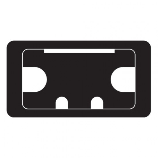 CTI/105/PK3 Cable tidy insert black