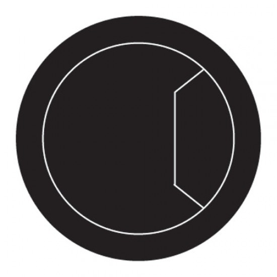 CTI/80/PK3 Cable tidy insert black