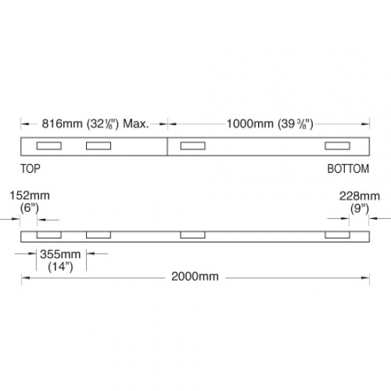 H/JIG/B Hinge jig B two part phenolic